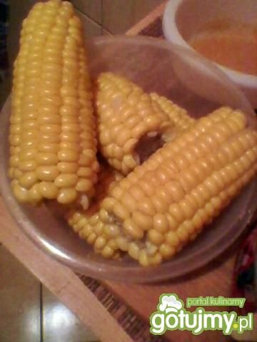 kukurydza gotowana na słodko