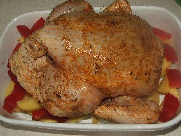 Kurczak pieczony z ziołami prowansalskimi