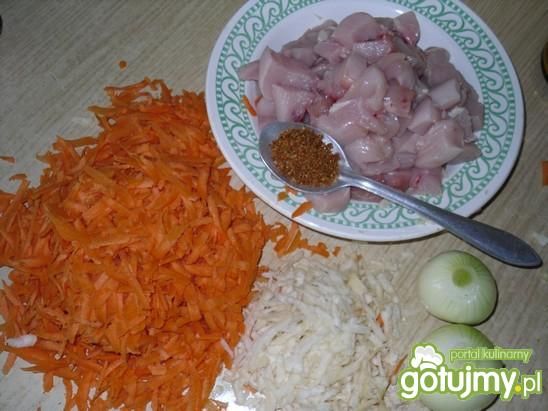 Kurczak z ryżem i warzywami Mysiuni