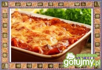 Lasagne drobiowa z suszonymi pomidorami