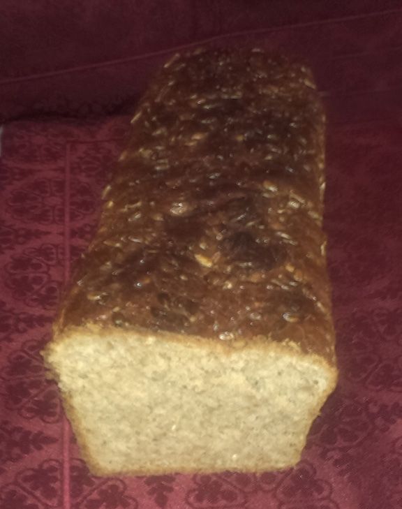 Łatwy chleb z otrębami na miodzie
