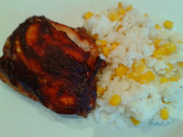 Lekko azjatycki  kurczak BBQ 