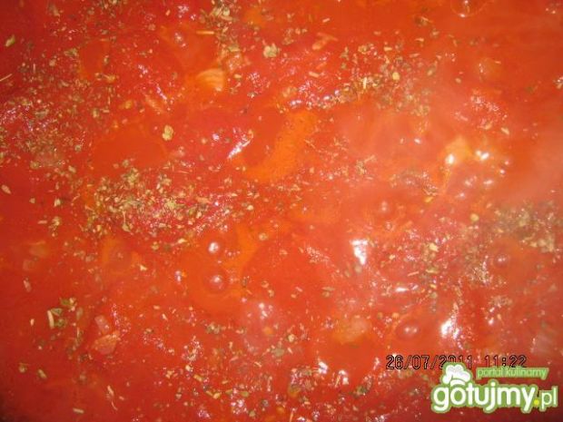 Makaron w pomidorach