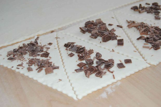 Maślano- czekoladowe rogaliki