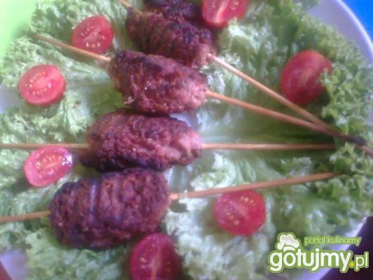 Mięso z bazylią grillowane a'la Kebab 