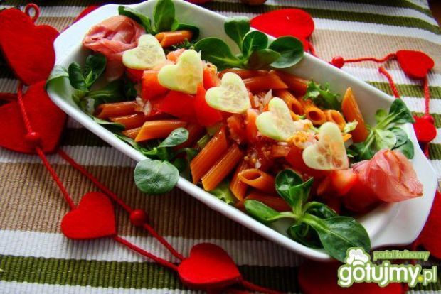 Miłosna sałatka z pomidorową salsą