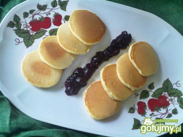 Mini pancakes cytrynowe