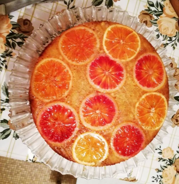 Miodowe ciasto pomarańczowe 