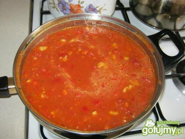 Mocno pomidorowe risotto