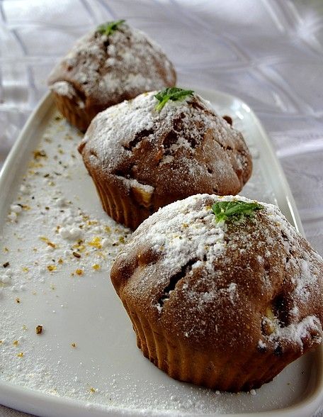 Muffinki bananowo-czekoladowo-orzechowe