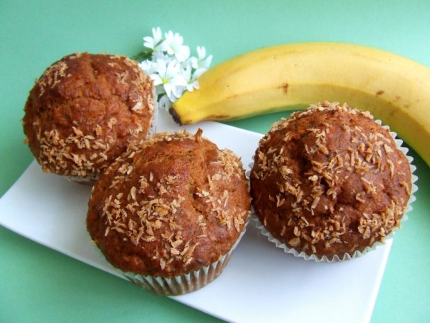 Muffinki bananowo-kokosowe