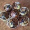 Muffinki marmurkowe z jagodami 