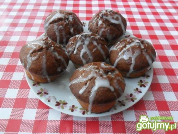 Muffinki pomarańczowo-kakaowe