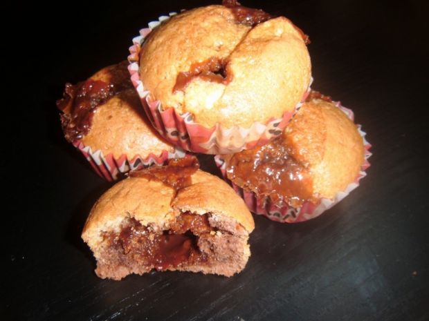 Muffinki z cukierkami toffi