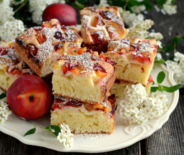 Muffinkowe ciasto z nektarynkami
