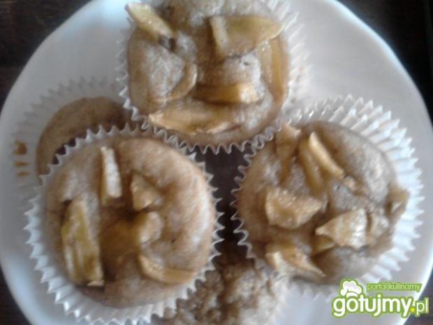Muffiny bananowe z mąki orkiszowej