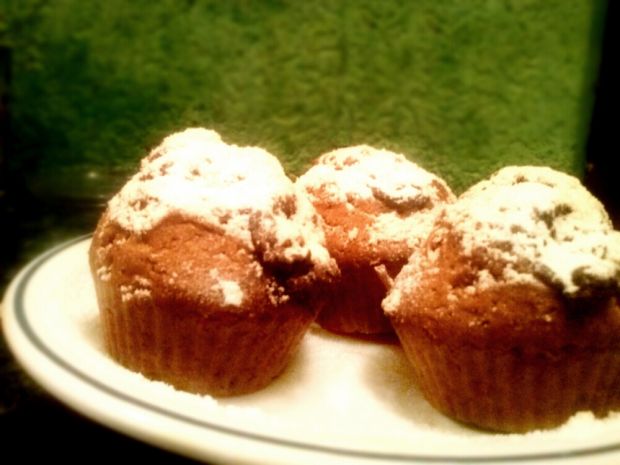 Muffiny cynamonowe z czekoladą