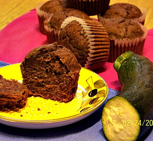 Muffiny czekoladowe z cukinią