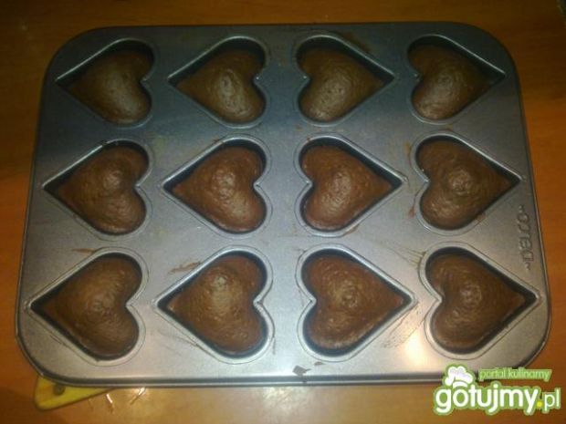 Muffiny z polewą czekoladową