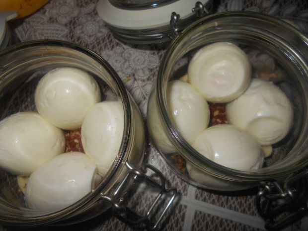 Musztardowe marynowane jajka