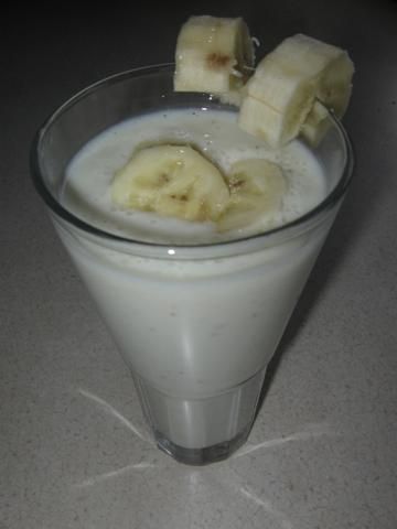 Napój mleczno-bananowy