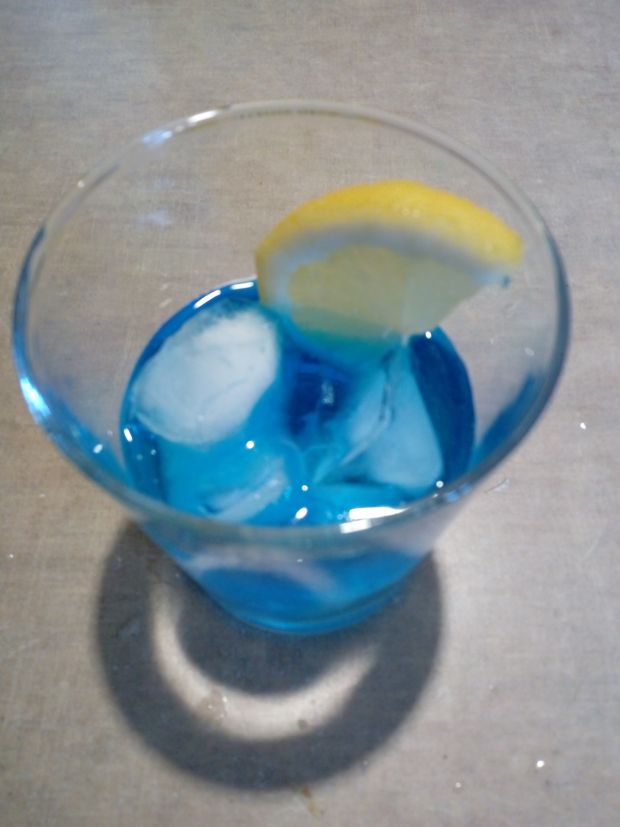 Niebieski drink
