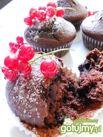 Obłędnie czekoladowe muffiny