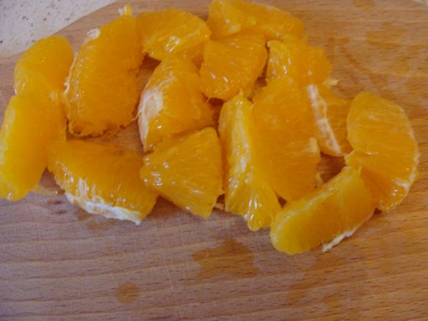 Omlet kokosowy z pomarańczą