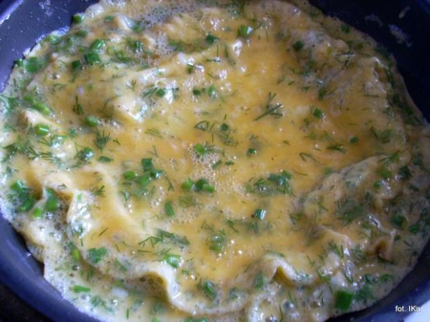 Omlet z zieleniną 