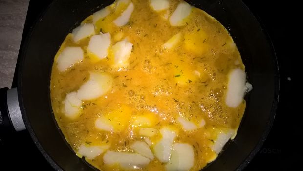 Omlet z ziemniakami