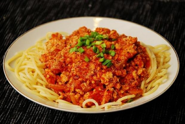 Ostre Spaghetti z Kurczakiem