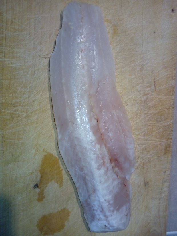 Pieczona ryba z frytkami
