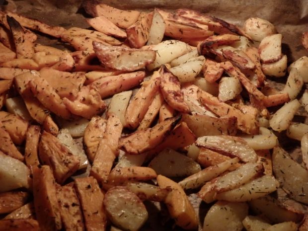 Pieczone bataty/ziemniaki