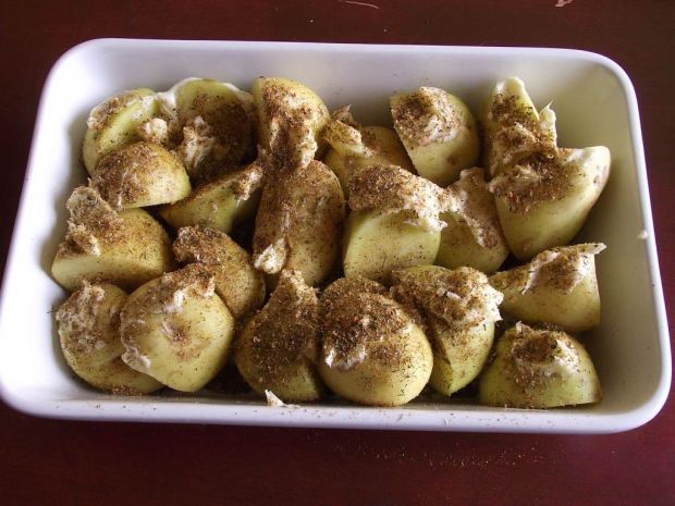 Pieczone młode ziemniaki
