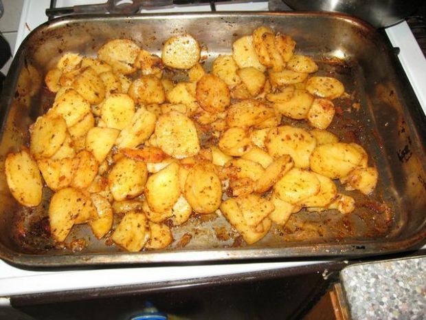 Pieczone talarki z ziemniaków