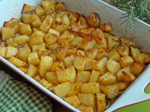 Pieczone ziemniaki do obiadu