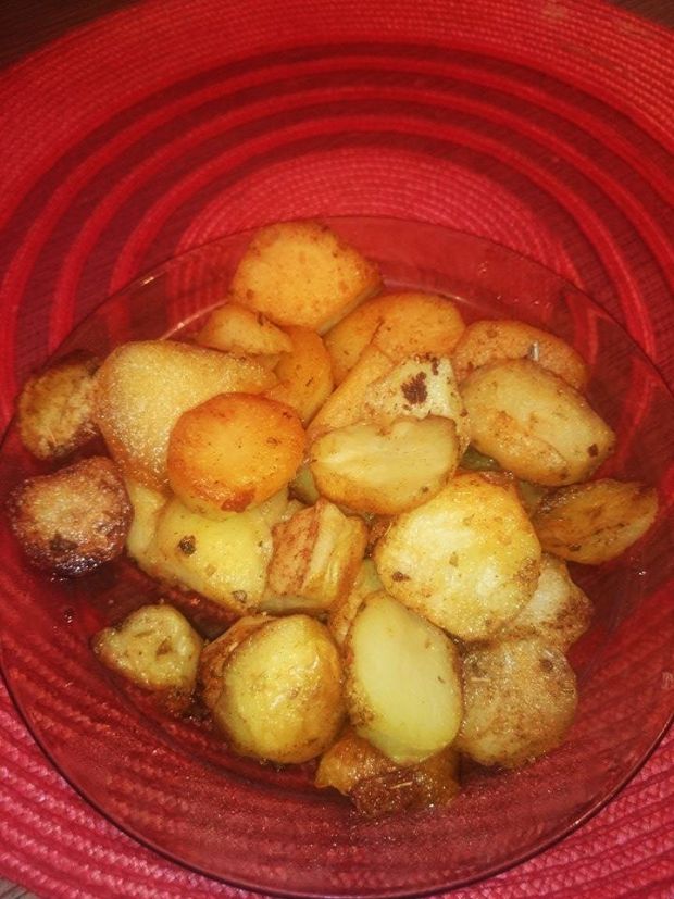 pieczone ziemniaki na ostro