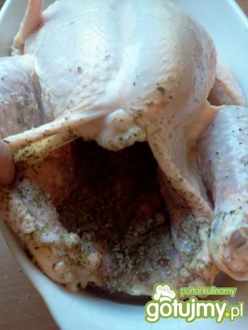 Pieczony kurczak z colą w tle