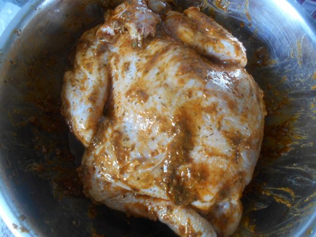Pieczony kurczak z musztardą