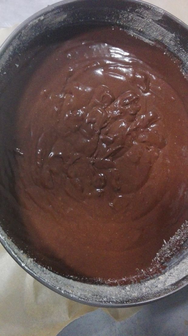 Piernik czekoladowy z choinkami 