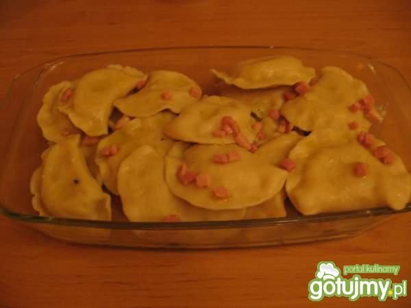 Pierogi w wykonaniu mojego syna.