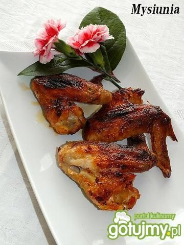 Pikantno - słodkie skrzydełka z kurczaka