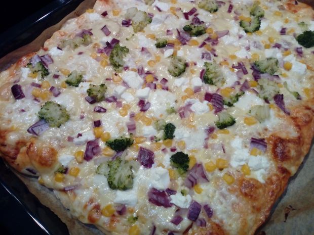 Pizza 3 sery z warzywami