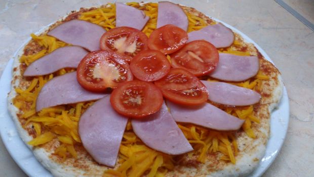 Pizza dyniowa na cieście pszenno - żytnim