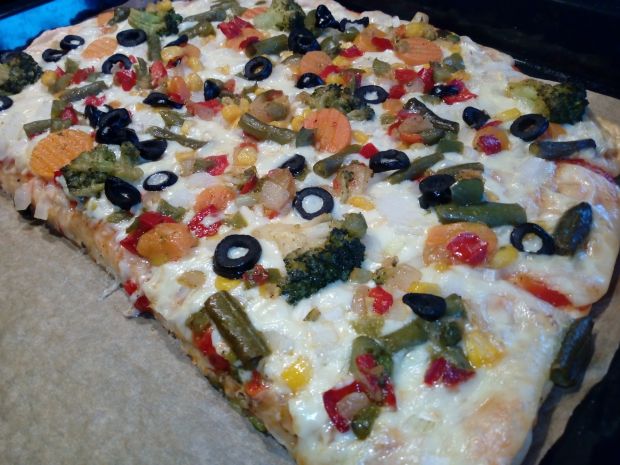 Pizza z warzywami (bezmięsna)