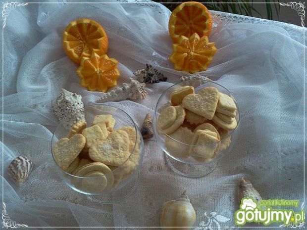 Pomarańczowe ciasteczka z cukrem