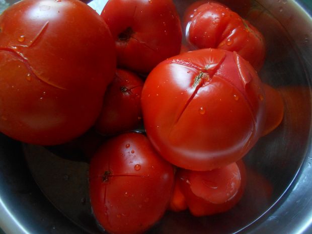 Pomidorowa ze świeżych pomidorów z chili