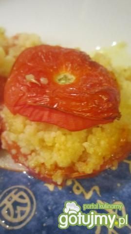 Pomidory zapiekane z kus kusem