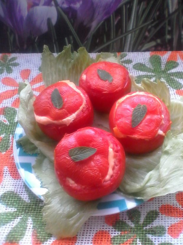Pomidory zapiekane z makaronem