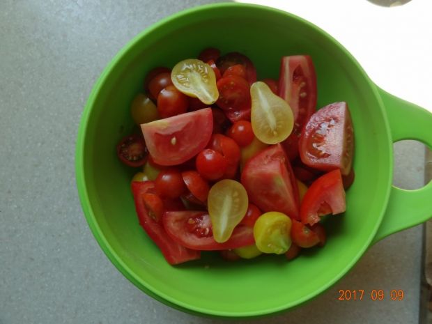 Przecier pomidorowy z czosnkiem